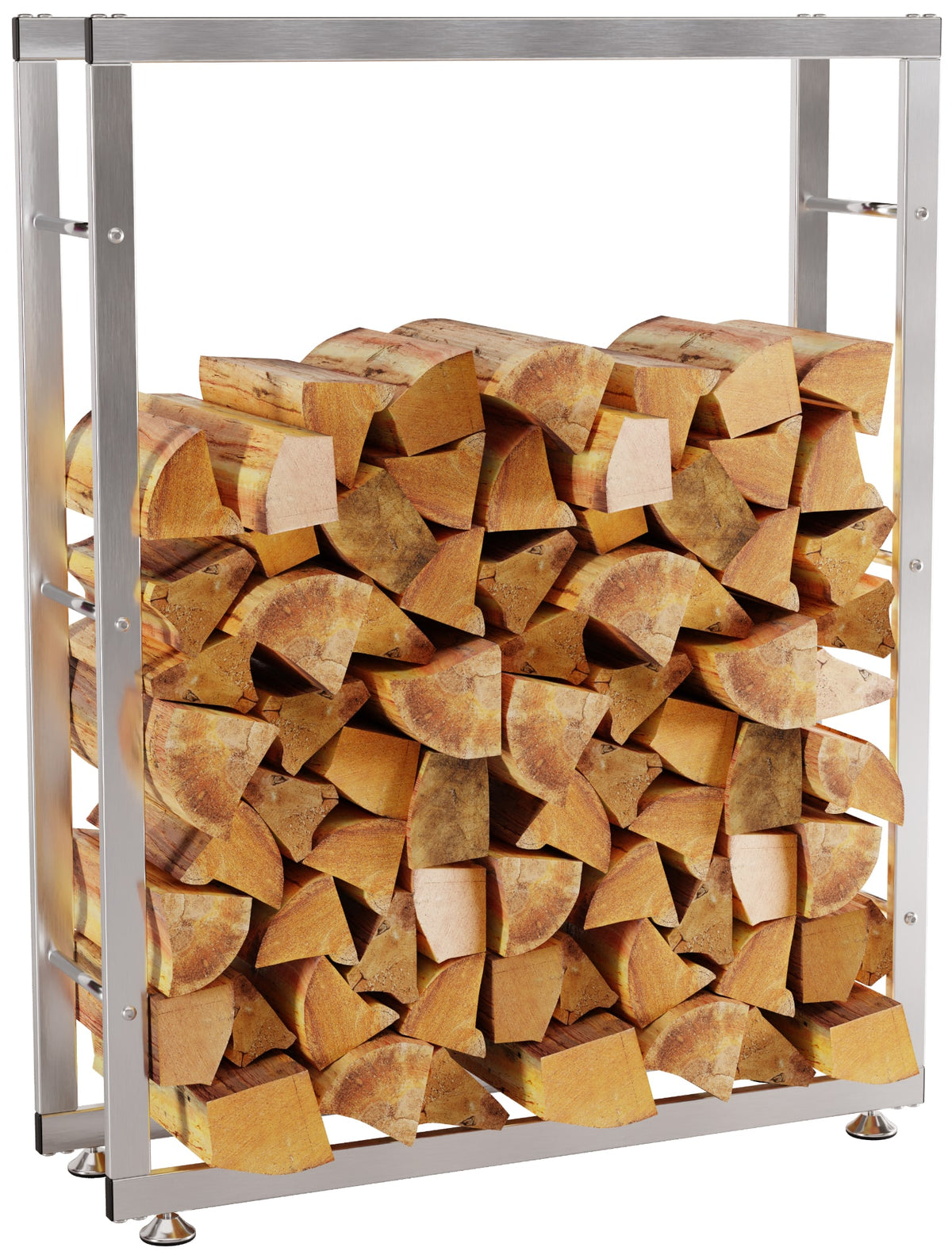 Kaminholzst�nder Keri V2 25x80x125 cm - edelstahl