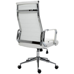 Bürostuhl Kolumbus Echtleder - weiß