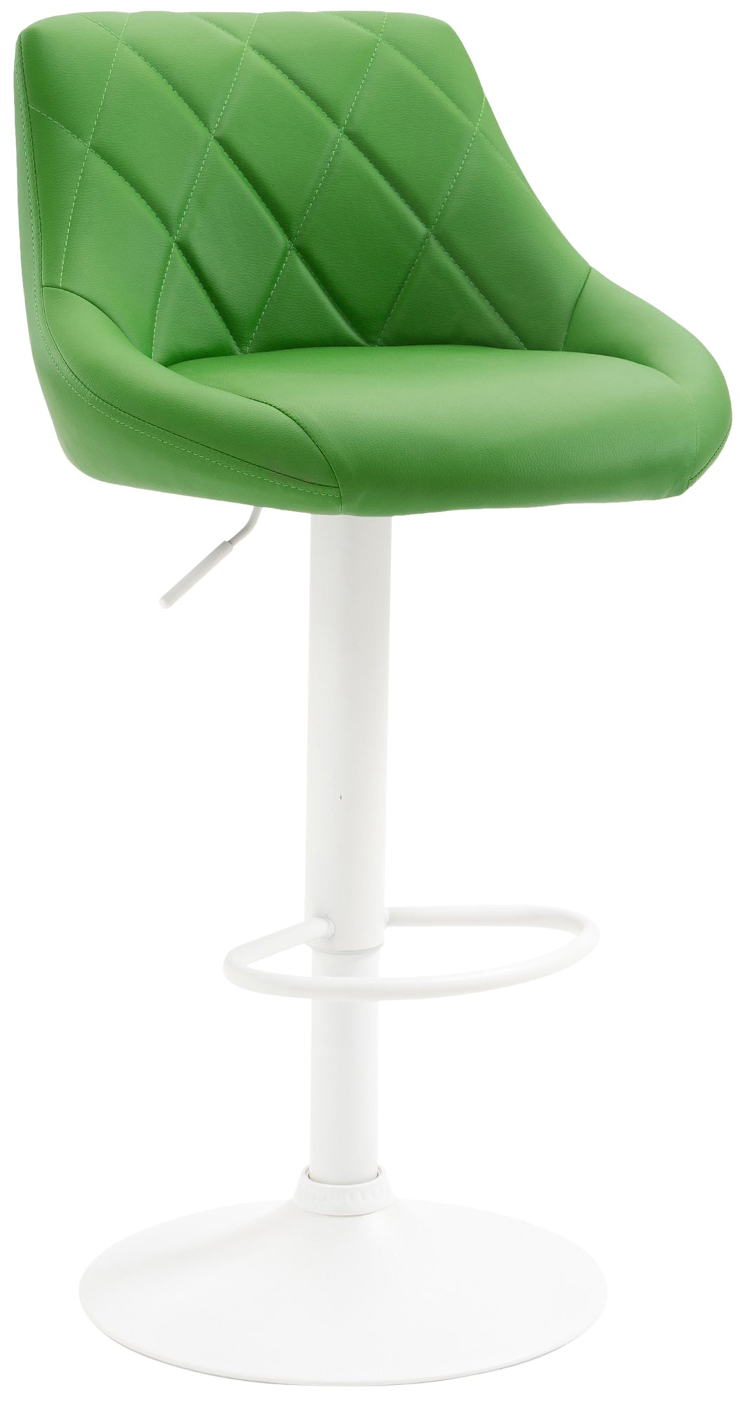 Barhocker Lazio Kunstleder wei� - gr�n
