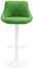 Barhocker Lazio Kunstleder wei� - gr�n