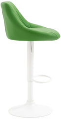 Barhocker Lazio Kunstleder wei� - gr�n