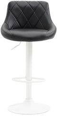 Barhocker Lazio Kunstleder wei� - schwarz