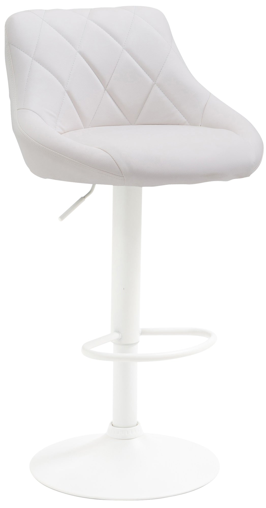 Barhocker Lazio Kunstleder wei� - wei�