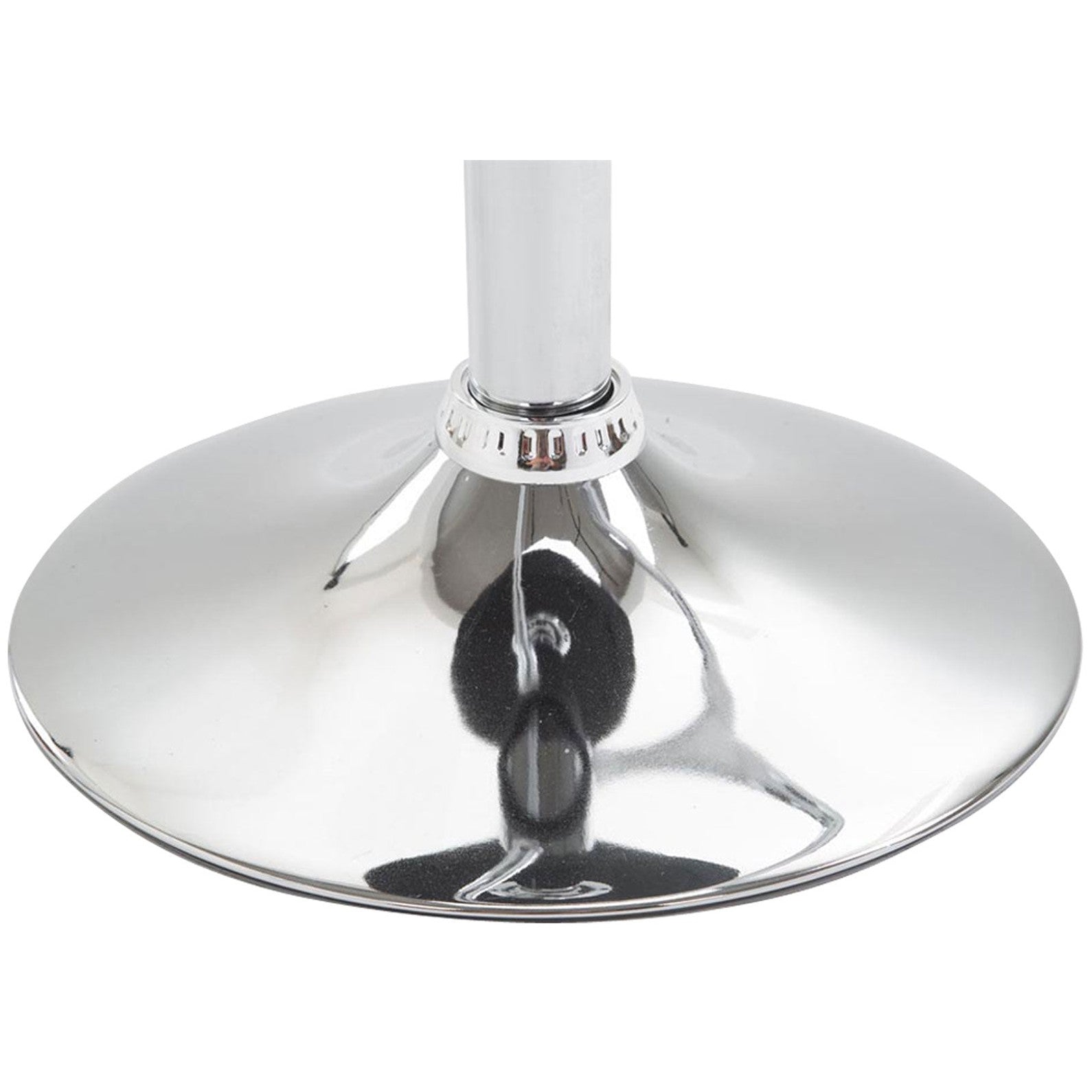Barhocker Lazio Kunstleder chrom - schwarz - InfinityMarket