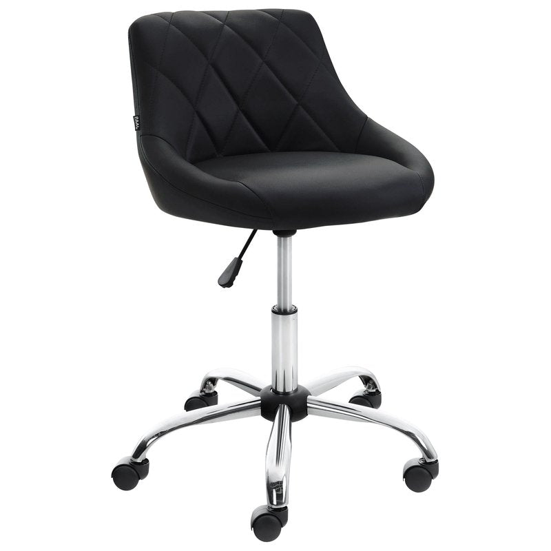 Arbeitshocker Lazio Kunstleder - schwarz