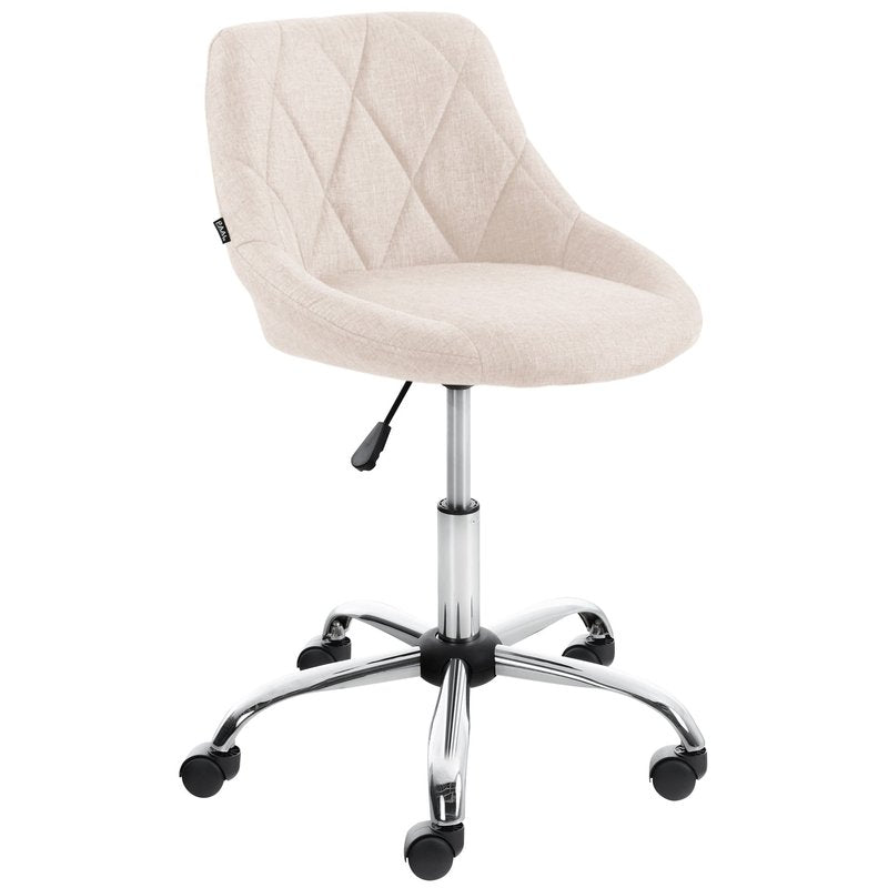 Arbeitshocker Lazio Stoff - creme