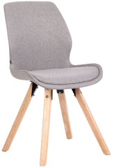 Stuhl Luna Stoff - grau