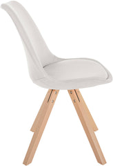 Stuhl Sofia Stoff Square - creme