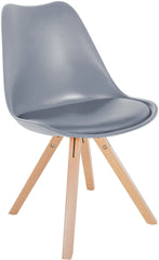Stuhl Sofia Kunststoff Square - grau