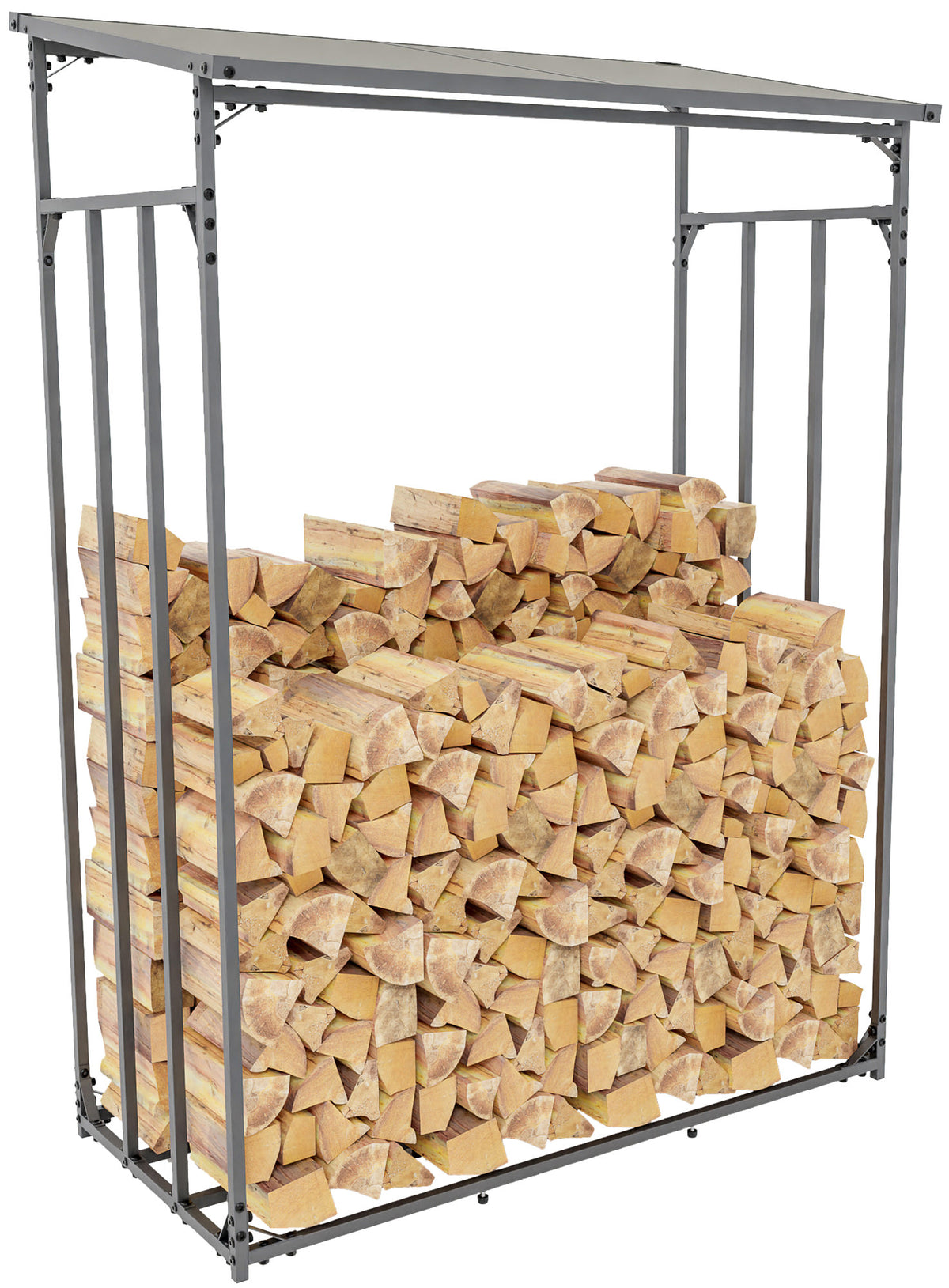 Kaminholzunterstand Ruston Metall L - anthrazit