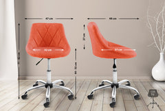 Arbeitshocker Lazio Stoff - orange