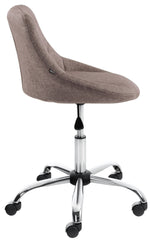 Arbeitshocker Lazio Stoff - taupe