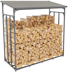 Kaminholzunterstand Ruston Aluminium S - anthrazit