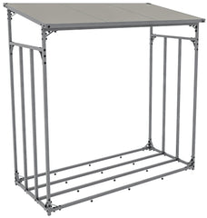 Kaminholzunterstand Ruston Aluminium S - anthrazit