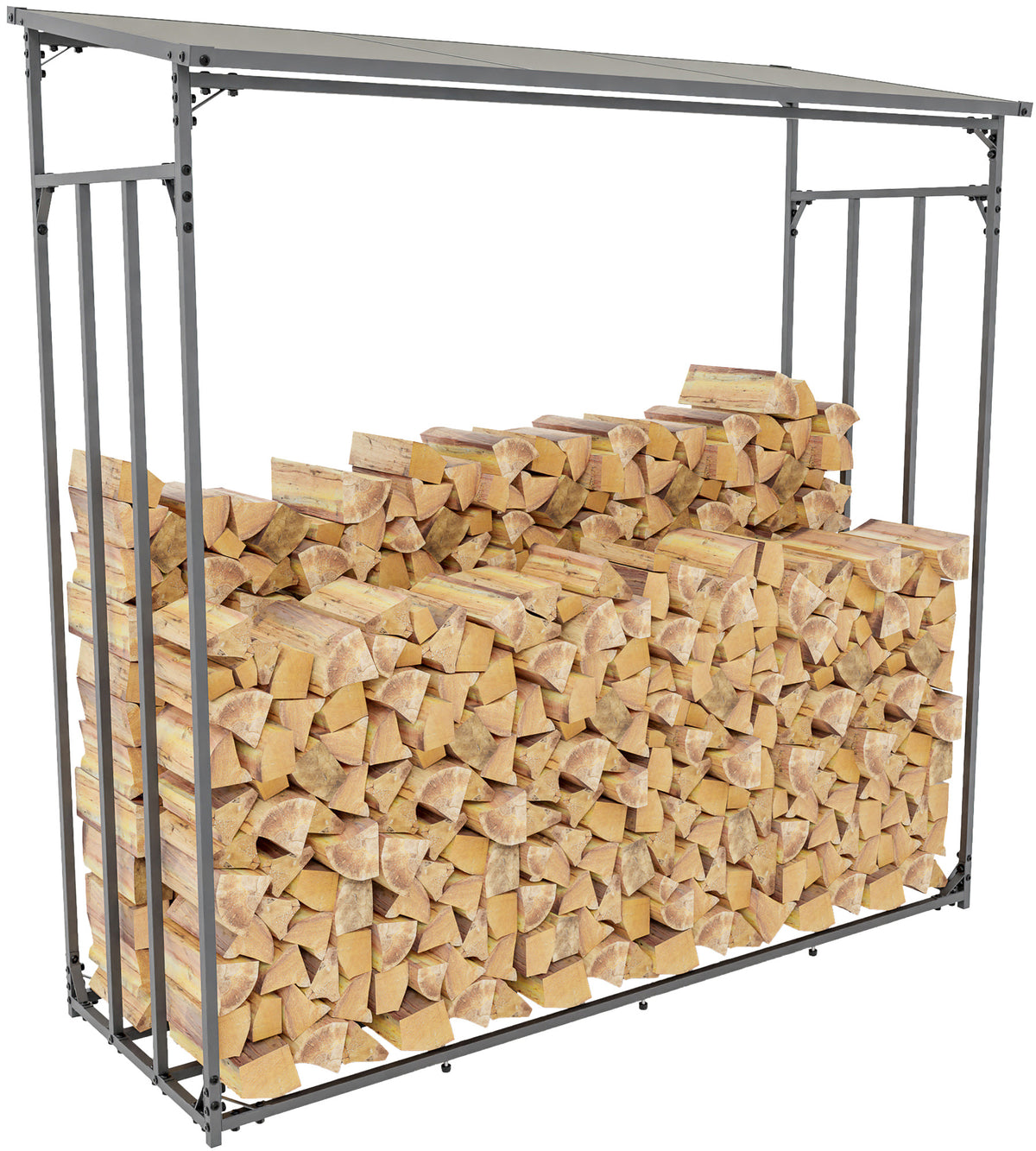 Kaminholzunterstand Ruston Aluminium XXL - anthrazit