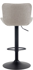 2er Set Barhocker Emma Stoff - taupe