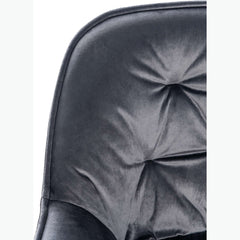 Barhocker Gibson Samt - dunkelgrau