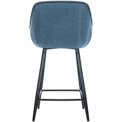 Barhocker Gibson Stoff - blau