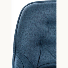 Barhocker Gibson Stoff - blau