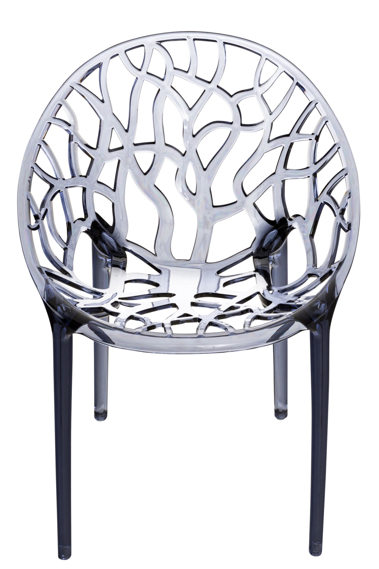 Stapelstuhl CRYSTAL - grau - InfinityMarket