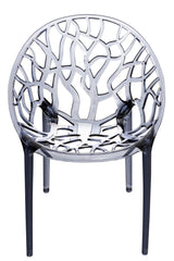 Stapelstuhl CRYSTAL - grau - InfinityMarket