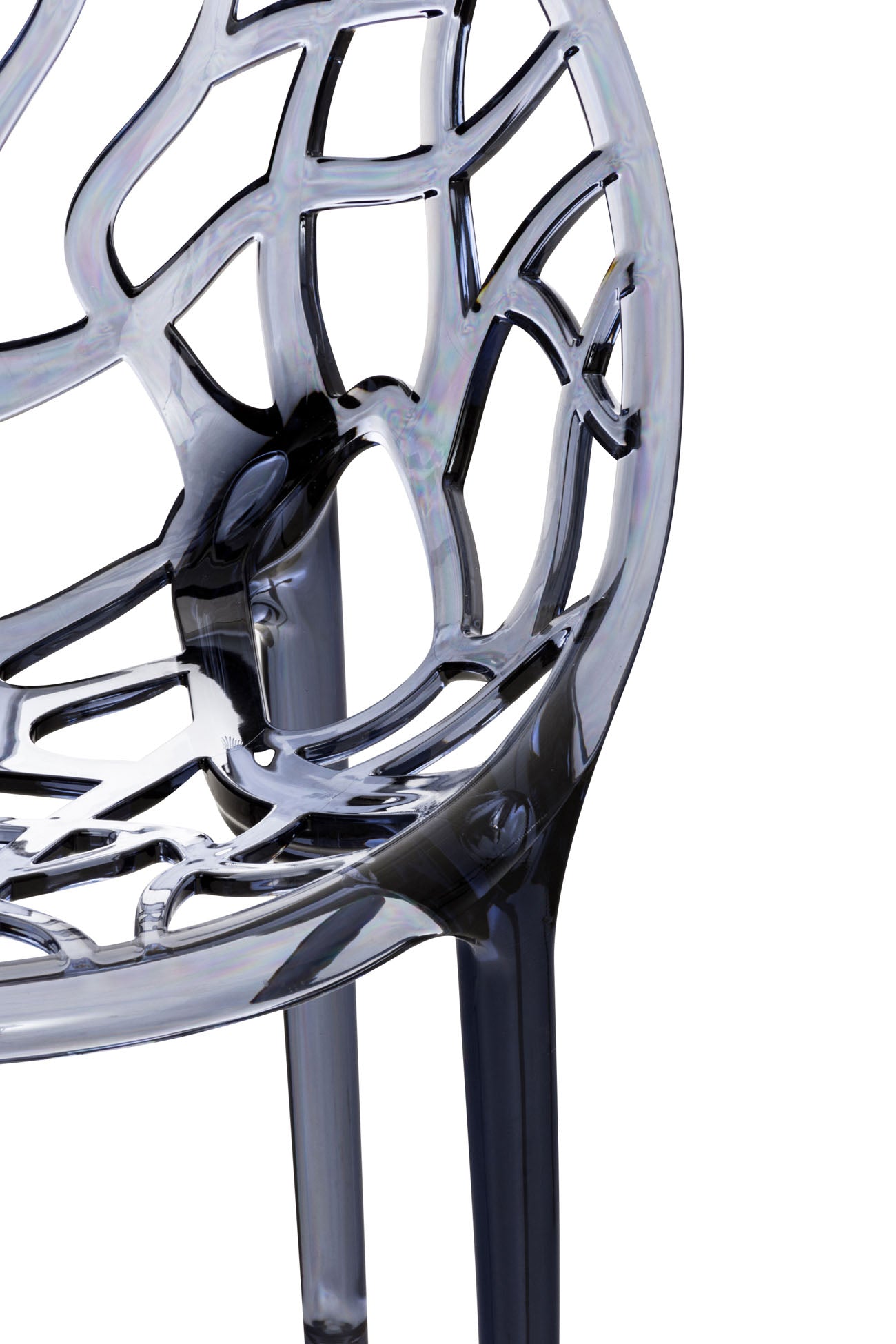 Stapelstuhl CRYSTAL - grau - InfinityMarket