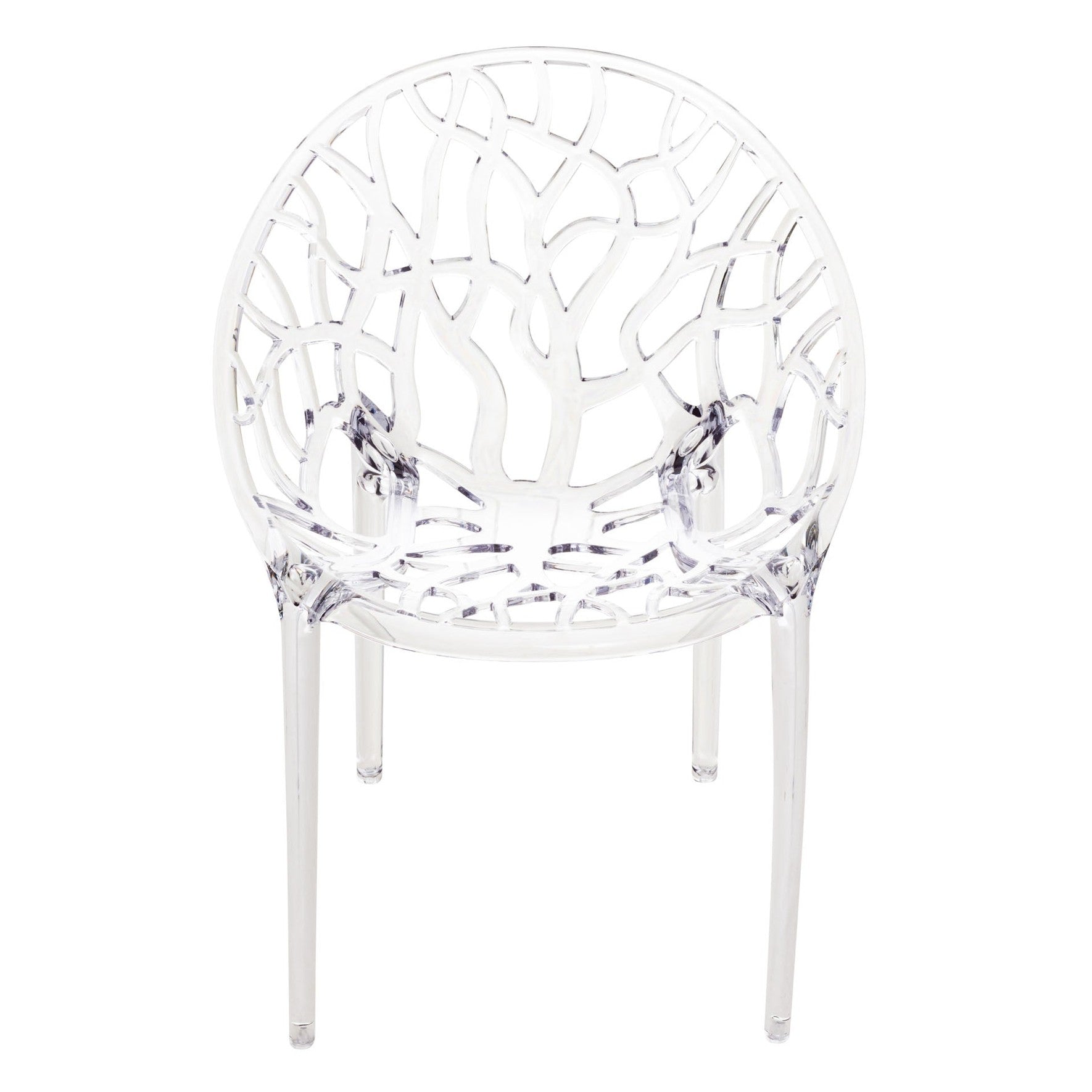 2er SET Stapelstuhl CRYSTAL - transparent - InfinityMarket