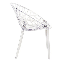 2er SET Stapelstuhl CRYSTAL - transparent - InfinityMarket