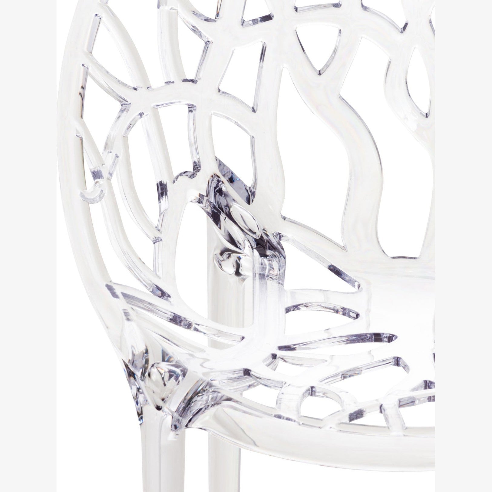 2er SET Stapelstuhl CRYSTAL - transparent - InfinityMarket