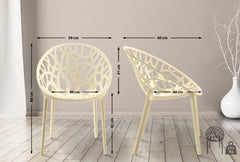 4er Set Stuhl Hope - creme