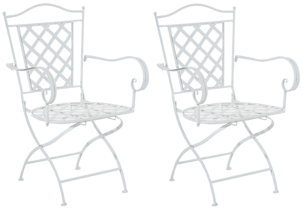 2er Set St�hle Adara - wei�