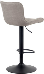 2er Set Barhocker Linus Stoff - taupe