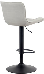 2er Set Barhocker Linus Stoff - creme