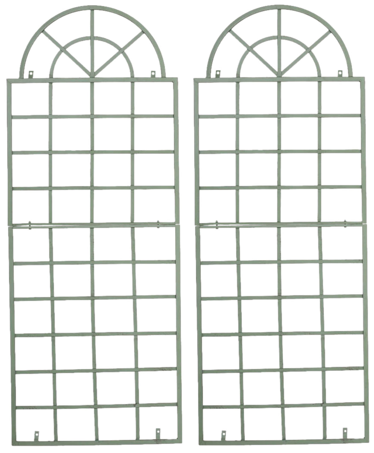 2er Set Rankgitter Viva - antik-gr�n by Dropshipping-Europe – Rosenb�gen