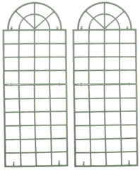 2er Set Rankgitter Viva - antik-gr�n by Dropshipping-Europe – Rosenb�gen