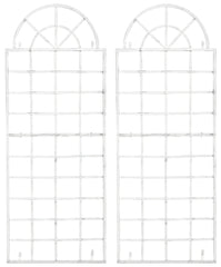 2er Set Rankgitter Viva - antik wei� by Dropshipping-Europe – Rosenb�gen