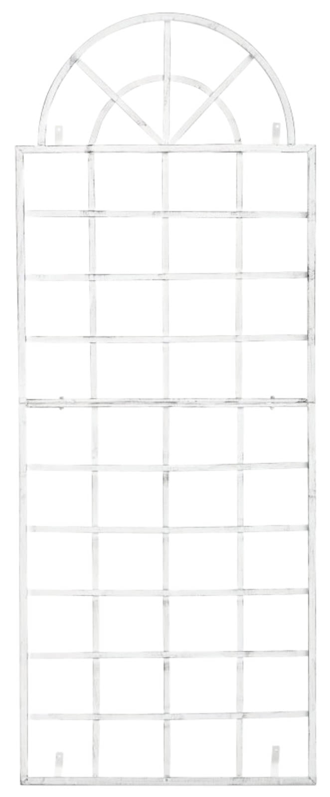 2er Set Rankgitter Viva - antik wei� by Dropshipping-Europe – Rosenb�gen