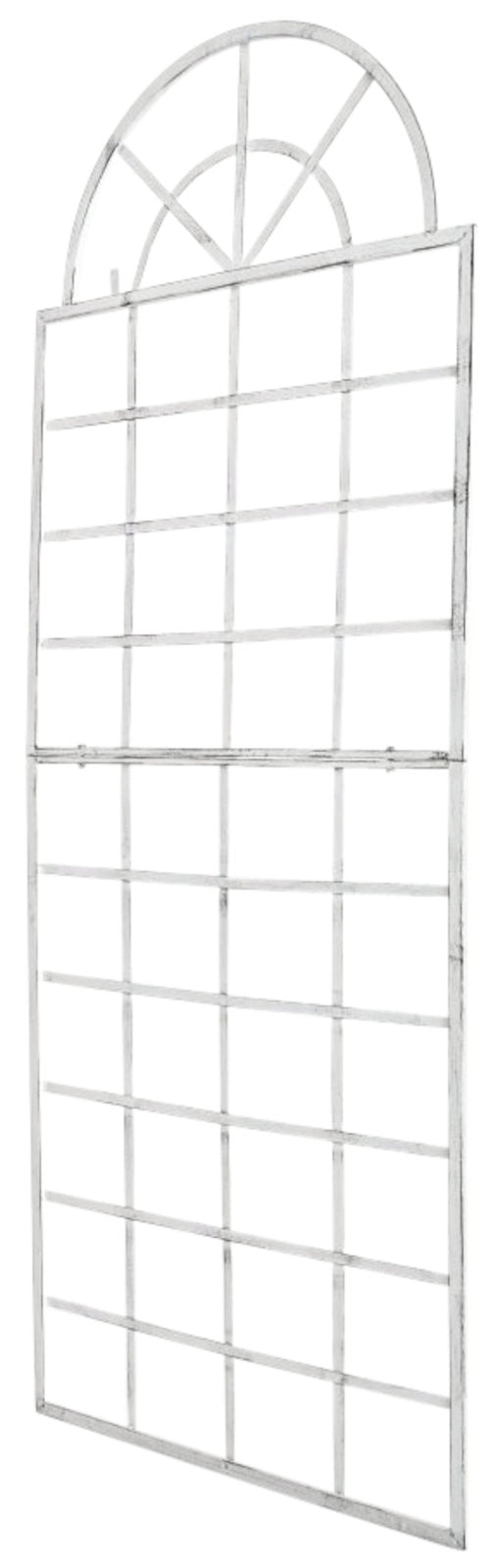 2er Set Rankgitter Viva - antik wei� by Dropshipping-Europe – Rosenb�gen