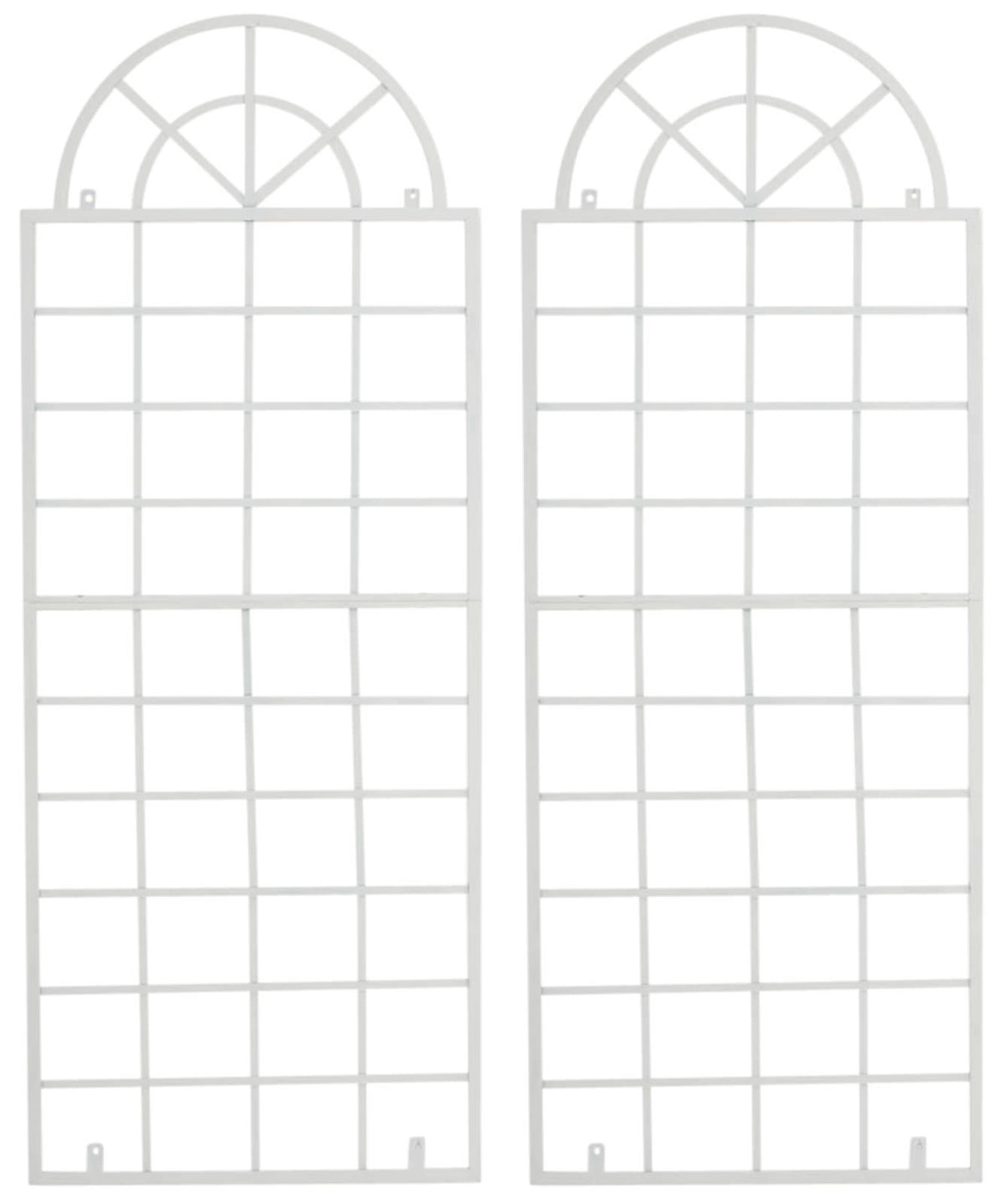 2er Set Rankgitter Viva - wei� by Dropshipping-Europe – Rosenb�gen