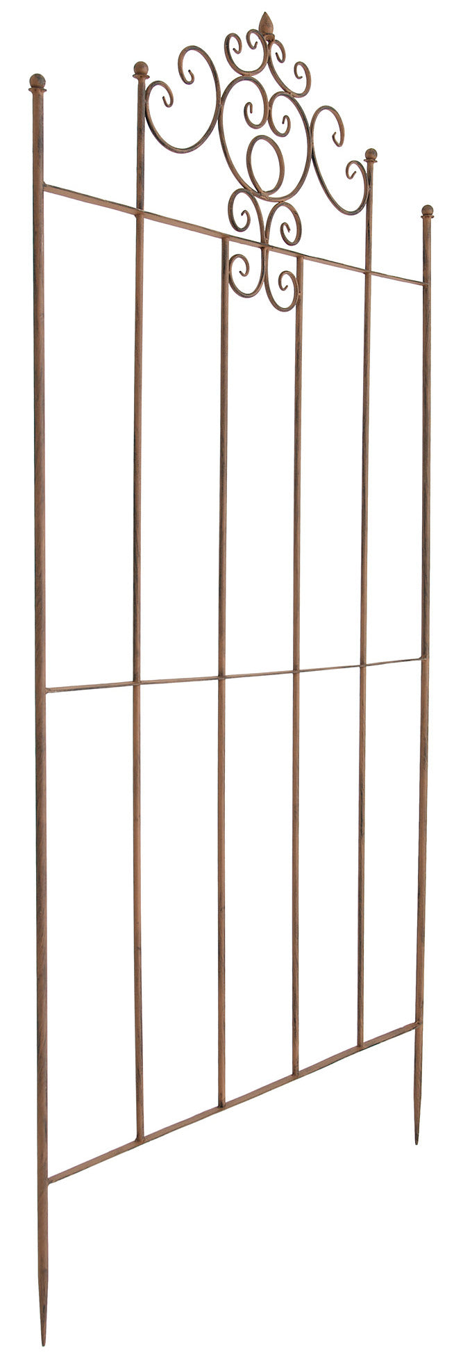 2er Set Rankgitter Paula - antik braun by Dropshipping-Europe – Rosenb�gen