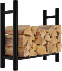 Kaminholzst�nder Medya rund 30x80x80 cm - schwarz