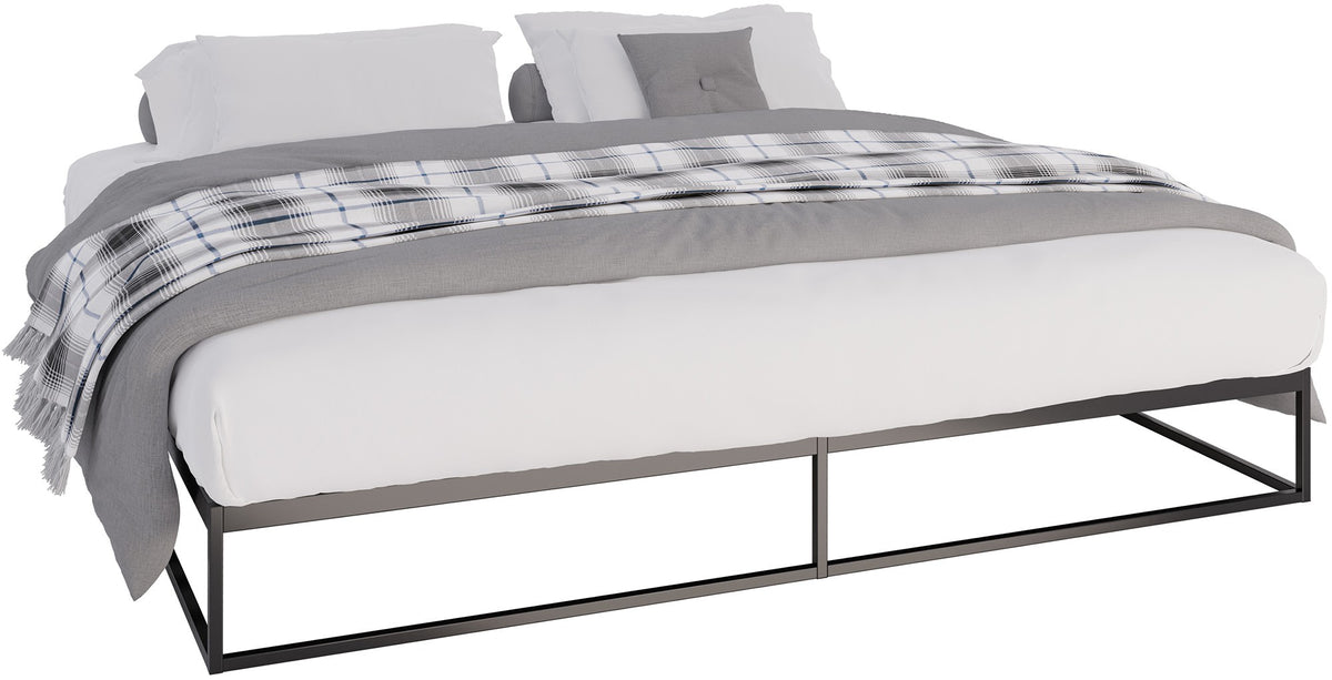 Metallbett Scala 200x200x25 cm - schwarz