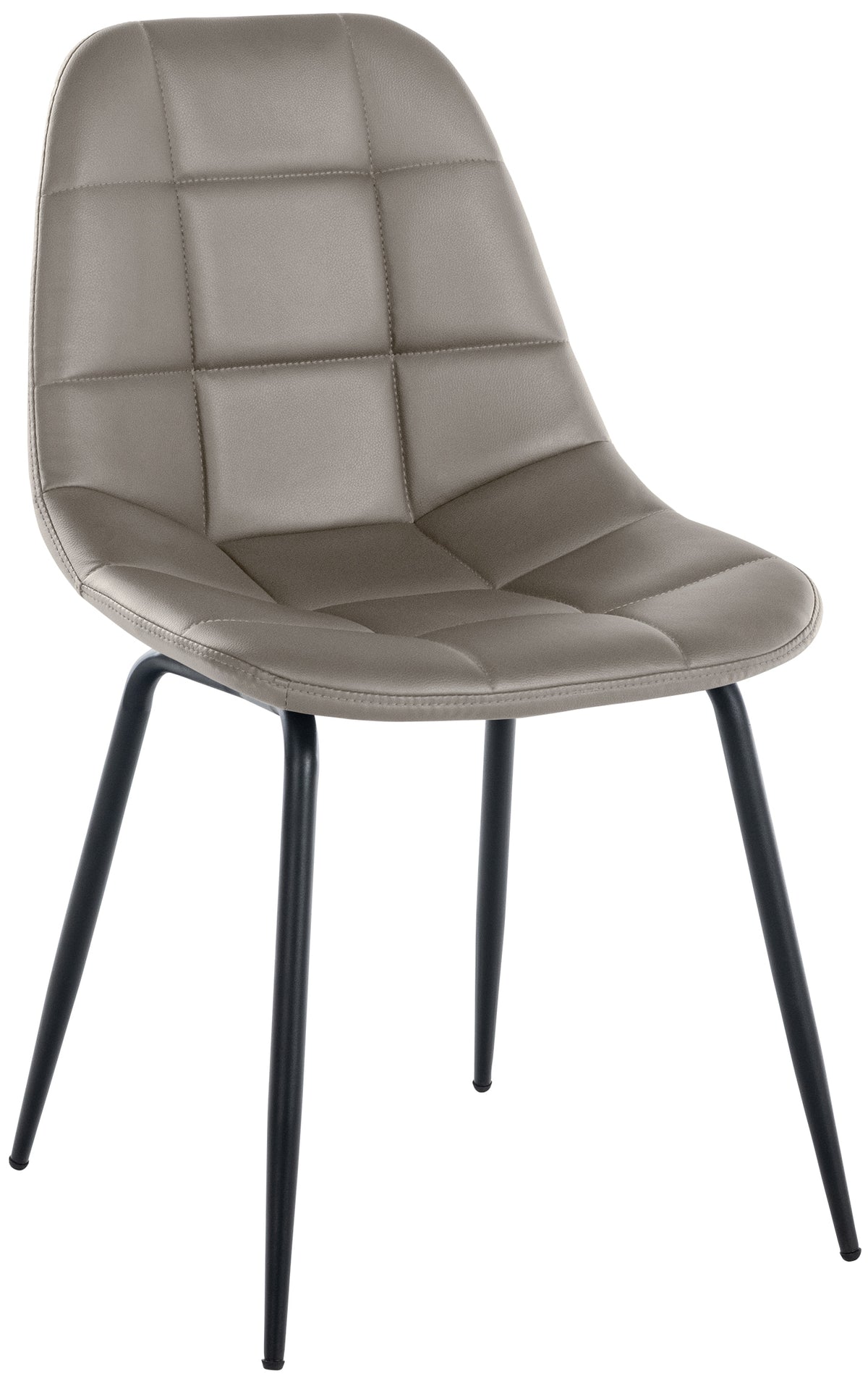 Stuhl Tom Kunstleder - taupe