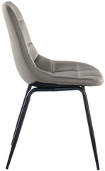 Stuhl Tom Kunstleder - taupe