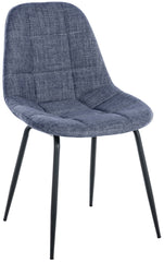 Stuhl Tom Stoff - blau