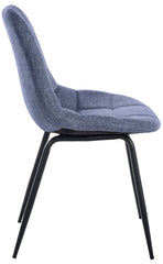 Stuhl Tom Stoff - blau