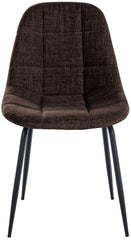 Stuhl Tom Stoff - braun
