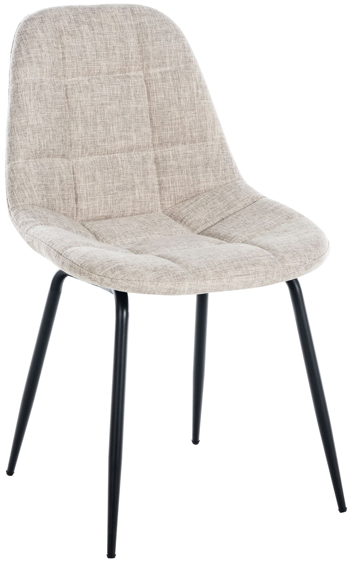 Stuhl Tom Stoff - creme