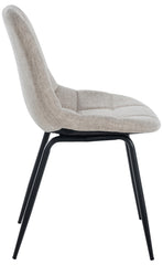 Stuhl Tom Stoff - creme