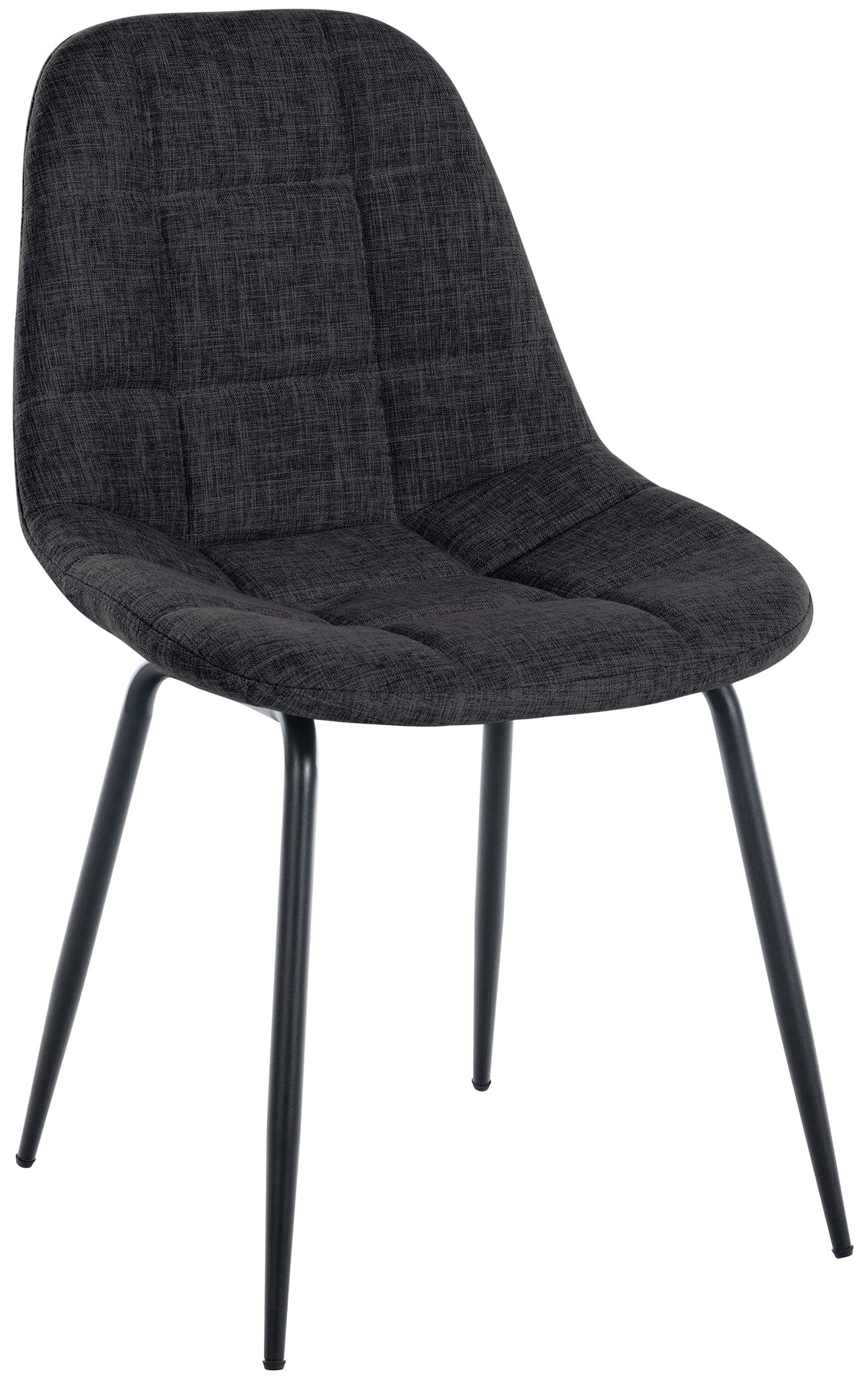 Stuhl Tom Stoff - dunkelgrau